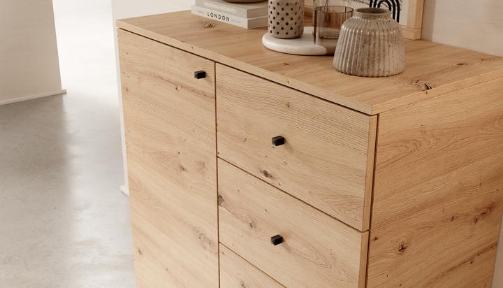 Actual product image ADRK Furniture Evi chest of drawers (80 x 40 x 87 cm)