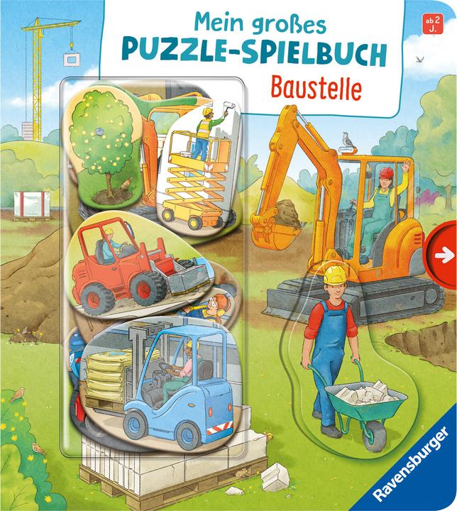 Actual product image Ravensburger Mein grosses Puzzle-Spielbuch: Baustelle (German)