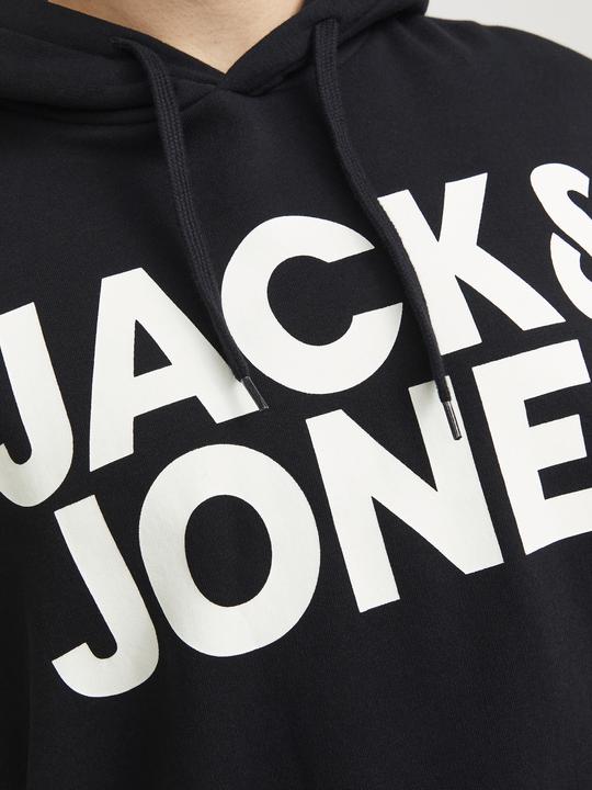 Actual product image Jack & Jones Basic Logo Plus Size Hoodie (XXL)