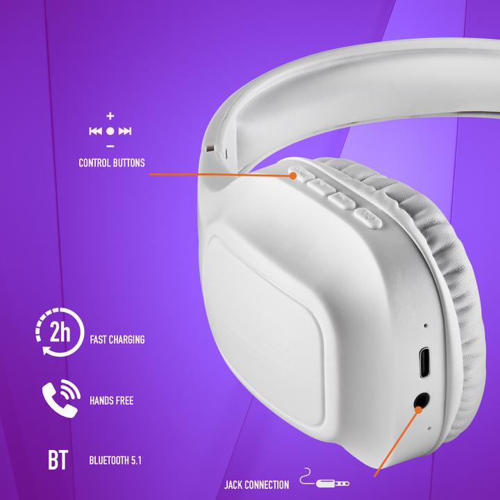 Image du produit NGS Artica wrath blanc (10 h, Filaire, Sans fil)