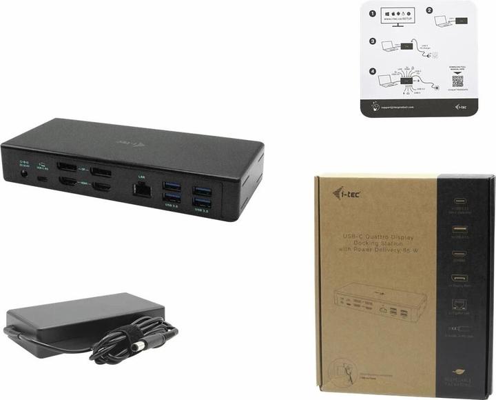 Image du produit i-tec Quattro Display (USB-C, 6 Ports)