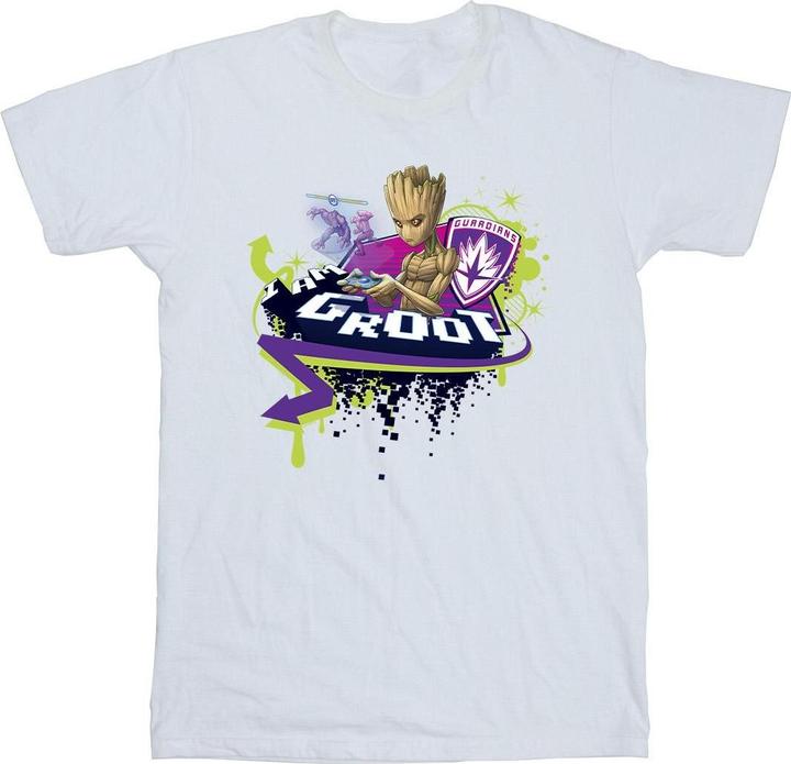 Image du produit - T-shirt GUARDIANS OF THE GALAXY GROOT GAMING HOLO - Homme (XXL)