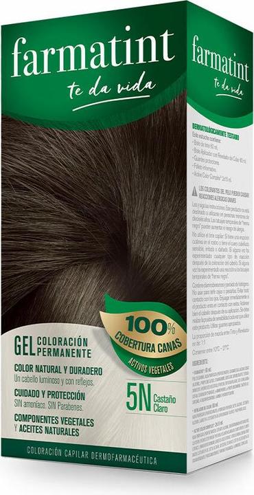 Produktbild Farmatint Permanent Color Gel 5n Light Brown 150ml (5n)