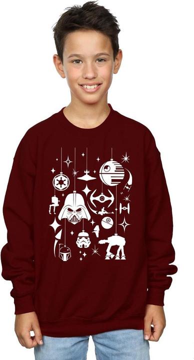 Immagine prodotto Star Wars Christmas Decorations Felpa Ragazzi (152, 158)