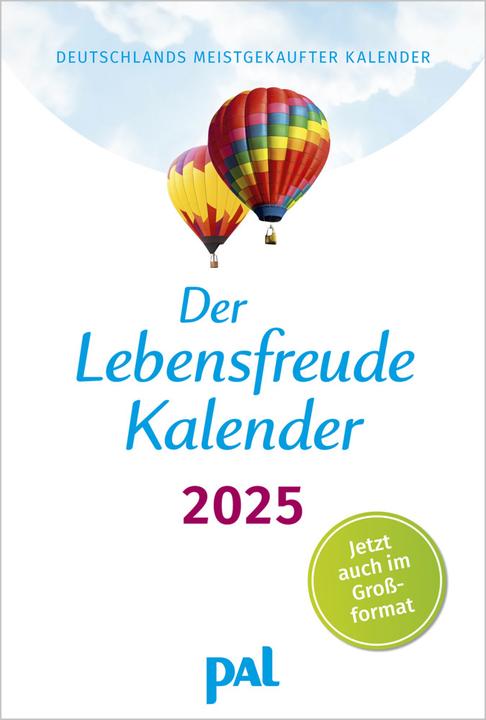 Image du produit Le calendrier de la joie de vivre 2025 en grand format (Allemand)