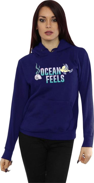 Actual product image Disney Womens/Ladies The Little Mermaid Ocean Hoodie (S)