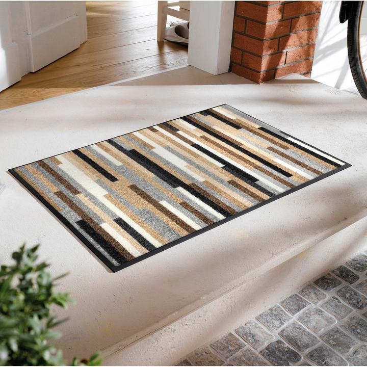 Image du produit Wash + Dry Paillasson wash+dry Mikado stripes nature (50 x 75 cm)