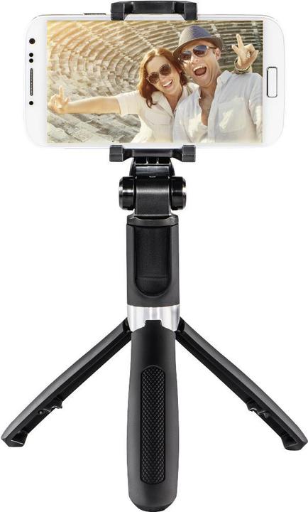 Actual product image Hama Selfie-Stab Radio Stand 57 with Bluetooth remote release