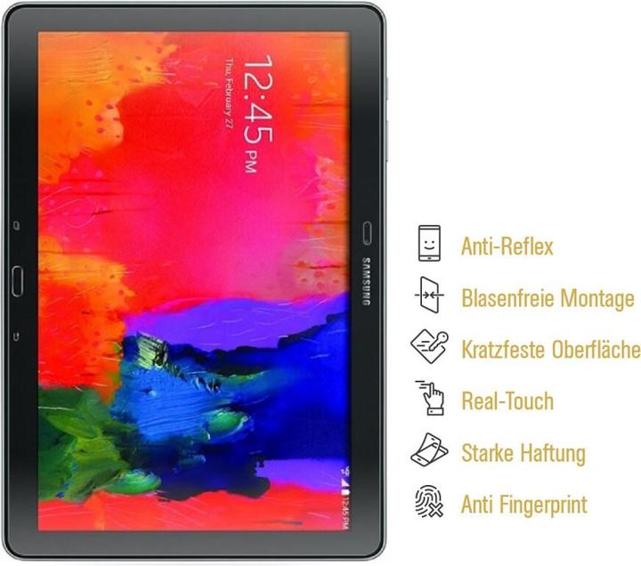 Produktbild Protectorking 6x Panzerfolie Anti-Shock matt entspiegelt (6 Stück, Galaxy Note Pro 12.2)