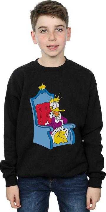 Actual product image Disney Boys Donald Duck King Donald Sweatshirt (128)