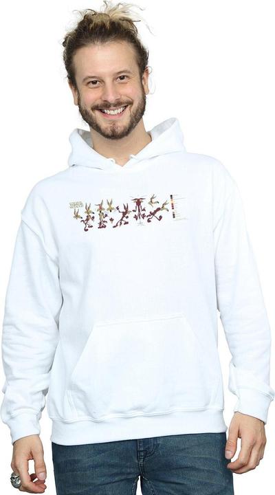 Immagine prodotto Looney Tunes Wile E Coyote Colour Code Felpa con Cappuccio Uomo (XL)