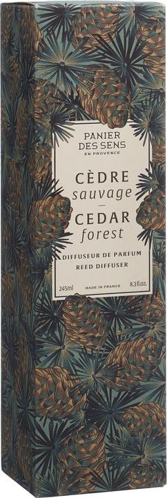 Actual product image Panier des Sens Reed Diffuser ( Cedar Forest ) - Aroma Diffuser - 245ml (245 ml)