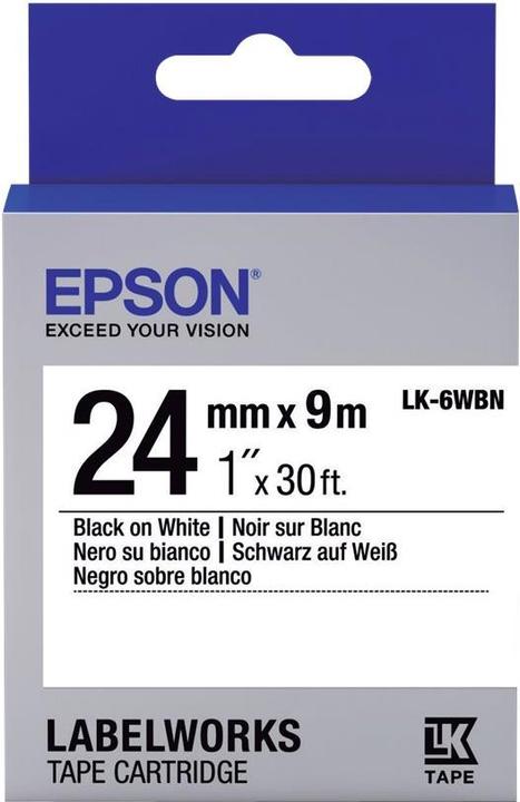Epson Label Cassette Lk-6wbn (2.40 cm, White)