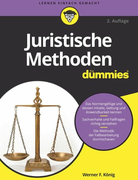 Actual product image Juristische Methoden für Dummies (German, Werner König, 2023)