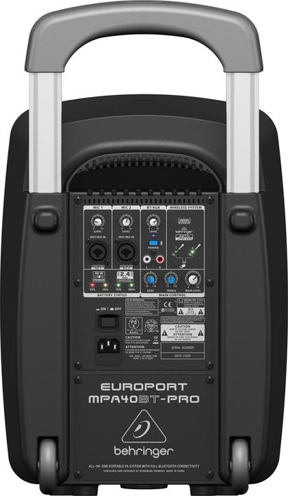 Image du produit Behringer MPA40BT-Pro