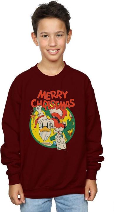 Immagine prodotto Disney Donald Duck Merry Christmas Felpa Ragazzi (128)