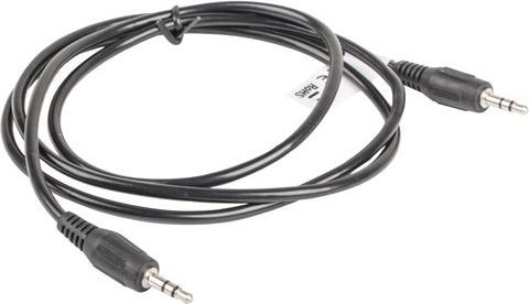 Actual product image Lanberg CA-MJMJ-10CC-0012-BK, 3.5mm, Male, 3.5mm, Male, 1.2 m, Black (1.20 m)