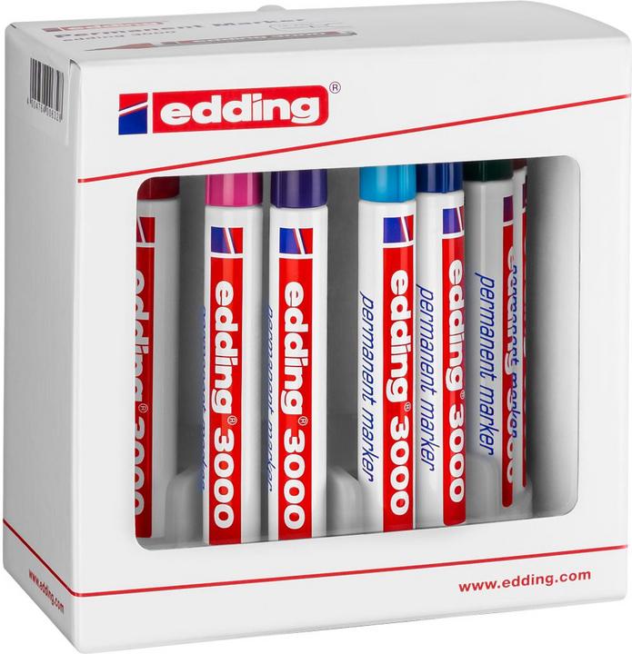 Produktbild Edding 3000 (Mehrfarbig, 3 mm, 10 x)