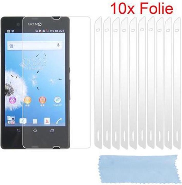 Actual product image Cadorabo 10x protective film (1 Piece, Sony Xperia Z)