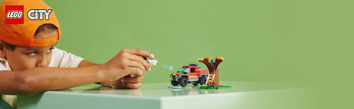 Actual product image LEGO 60393 Fire brigade pick-up truck (60393, LEGO City)