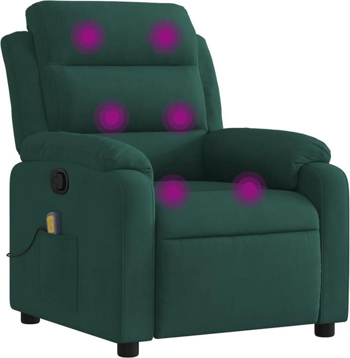 Image du produit VidaXL Fauteuil de massage en velours