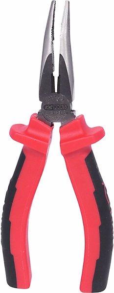 Actual product image KS Tools ERGOTORQUE flat round nose pliers bent (165 mm)
