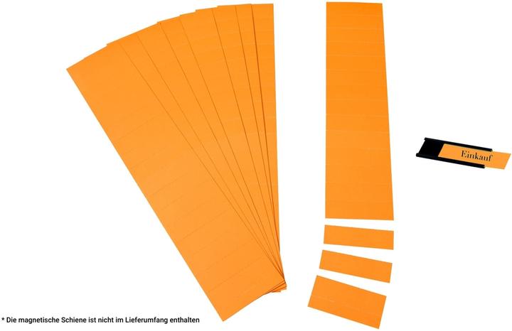 Ultradex Einsteckkarten für 34mm Einsteckschiene 210x297mm orange VE=5 Bogen (210 x 297 mm)