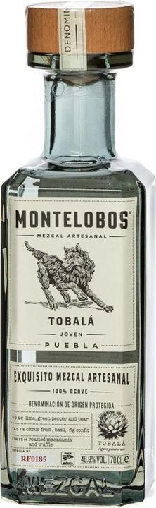 Produktbild Montelobos Tobala Mezcal 0,7 Liter 46,8 % Vol.