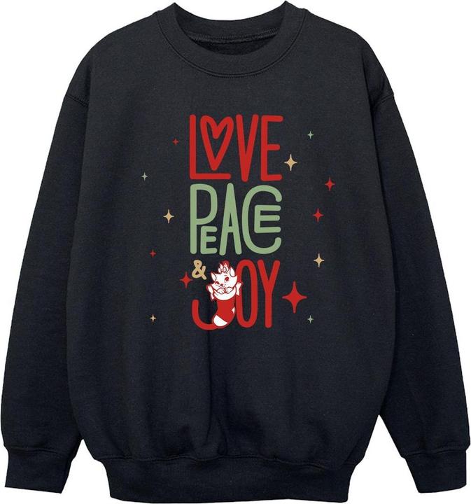 Disney The Aristocats Marie Love Peace Joy Sweatshirt Mädchen