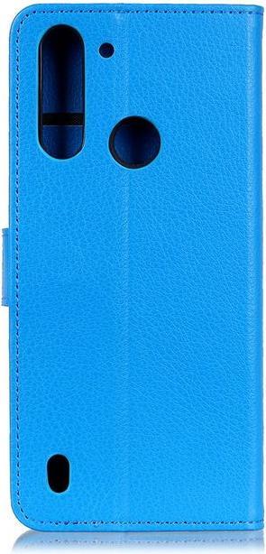 Actual product image MU Classic Litchi Leather Bookcover Series (Motorola Moto G8 Power Lite)
