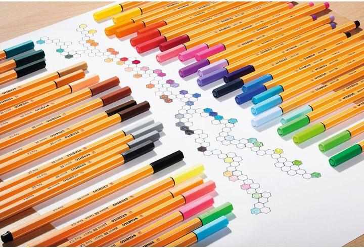 Actual product image STABILO point 88 Fineliner (Multicoloured, 25 x)