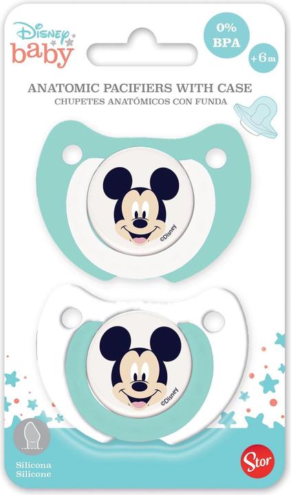 Produktbild Stor Nuggi Mickey Mouse 6+ Mt. (2 x, 6 - 16 Monate)