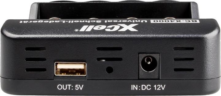 Image du produit XCell Chargeur rapide BC-X4000 Digital LCD (1 pcs, 14500, 16340, 17500, 18490, 18500, 18650, 26500, 26650, AA, AAA, Sous-C, Piles rechargeables + chargeur)