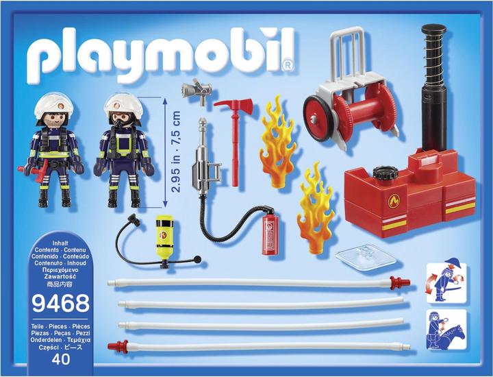 Produktbild Playmobil Feuerwehrmänner mit Löschpumpe (9468, Playmobil City Action)