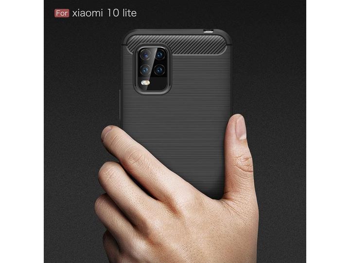 Image du produit Screenguard Xiaomi Mi 10 Lite Housse Carbon Brushed Soft TPU (Mi 10 Lite)