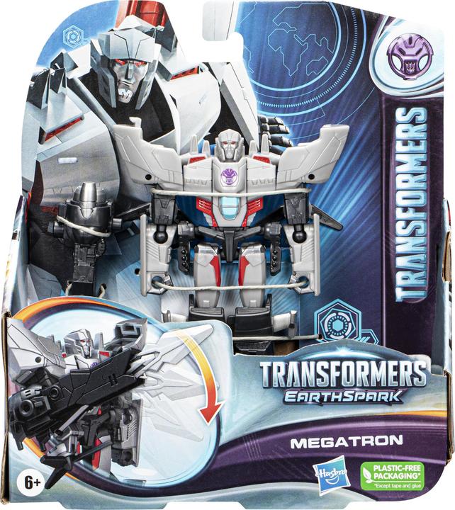 Actual product image Hasbro Transformers EarthSpark Warrior-Class Megatron