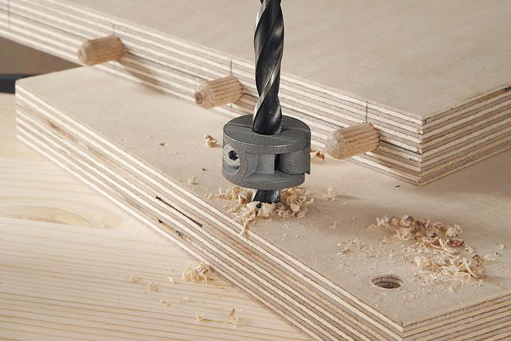 Immagine prodotto wolfcraft wolfcraft 1 Univ.-Tiefenstopp-Set 3-tlg. ø6,8,10mm (6, 8, 10 mm)