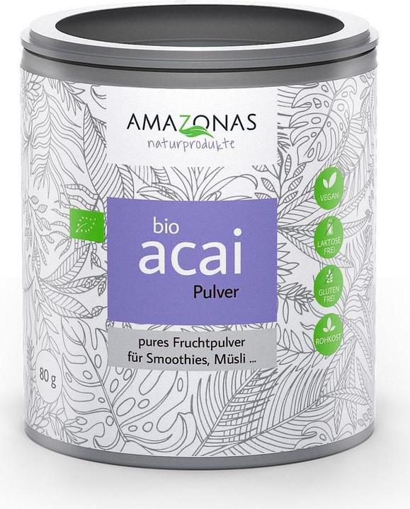 Actual product image Amazonas Organic fruit powder 100 % pure (1 Piece, Powder, 80 g)