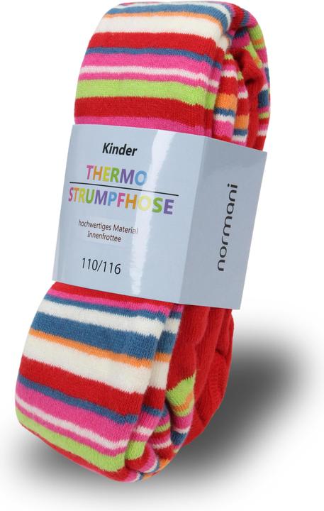 Actual product image Normani Children's striped thermal tights (134 - 146)