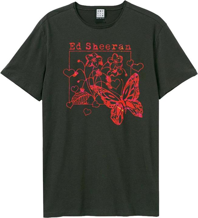 Immagine prodotto Amplified Line Art Butterfly Maglietta Ed Sheeran Adulto Unisex (L)