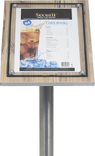 Immagine prodotto Securit Vetrina GLASS STAR, 1 lato DIN A4, rovere (A4)