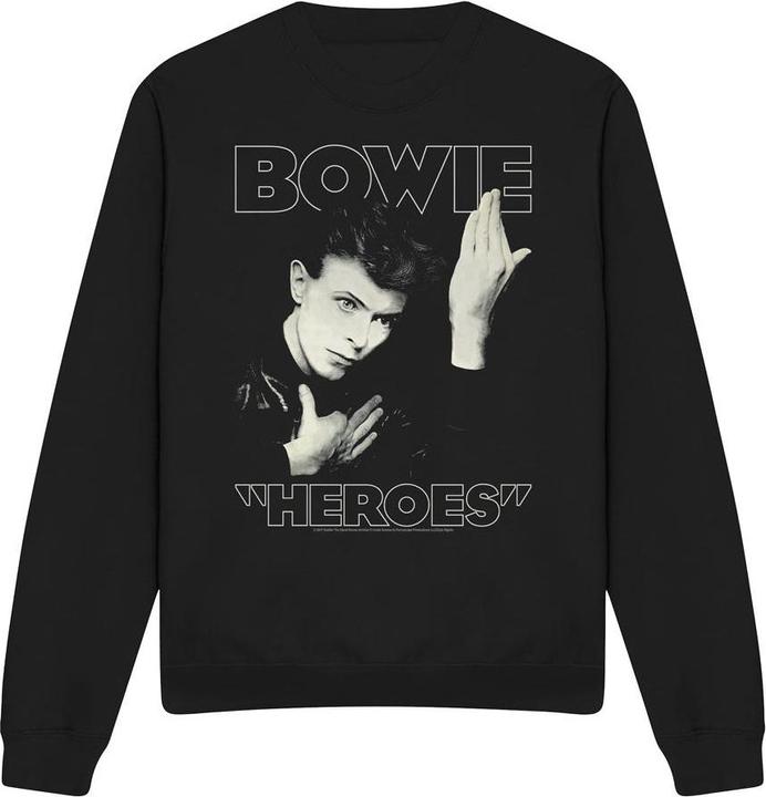 Produktbild David Bowie Heroes Cover Sweatshirt (S)