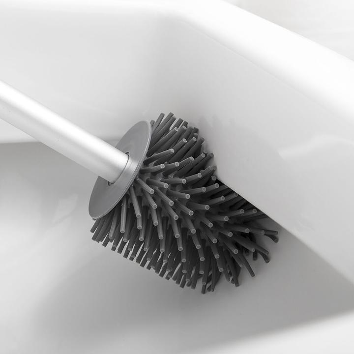 Actual product image InnovaGoods Rubber toilet brush - grey