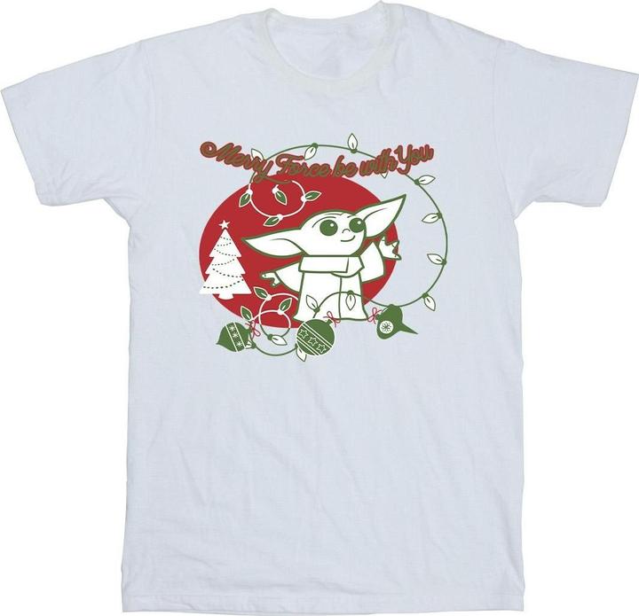 Image du produit Star Wars - T-shirt BABY YODA FORCE BE WITH YOU - Garçon (128)