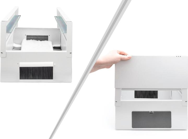 Actual product image Digitus 10" 9U wall-mounted enclosure, SOHO PRO 457 x 316 x 298 mm, grey (9 RU, 10 inch rack)