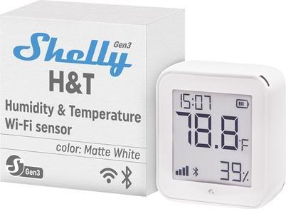 Actual product image Shelly H&T Gen 3 Matte White