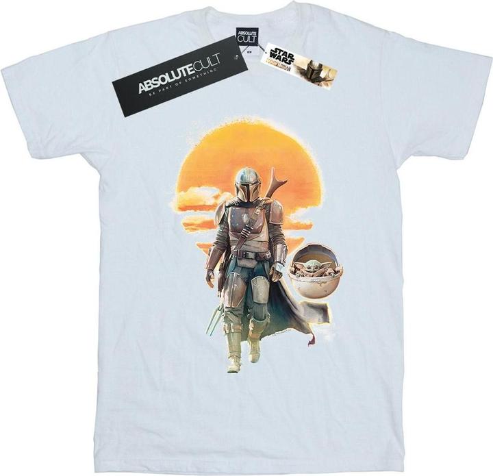 Produktbild Star Wars The Mandalorian Sunset Poster TShirt (3XL)