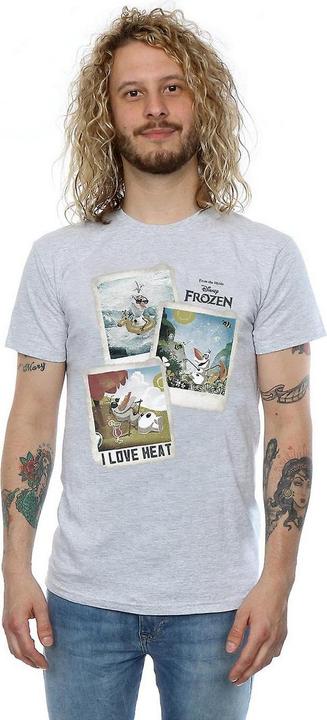 Actual product image Disney Frozen Mens Olaf Polaroid T-Shirt (S)