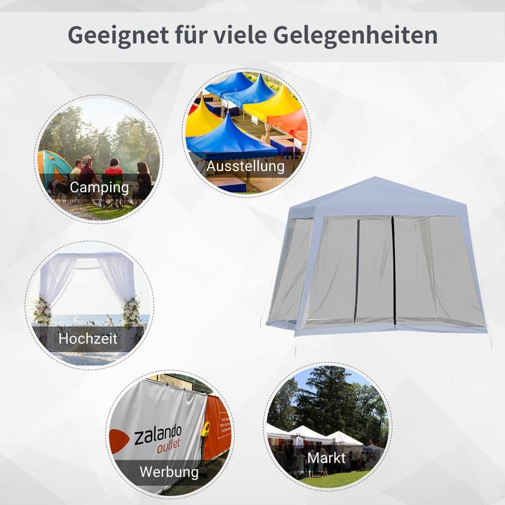 Image du produit Outsunny Pavillon avec moustiquaire (300 cm, 300 cm)