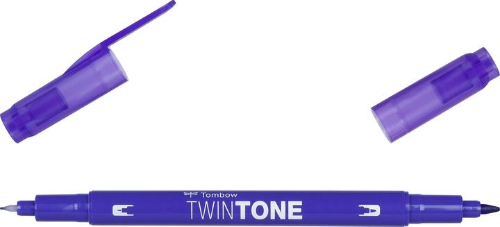 Immagine prodotto Tombow Penne in fibra Twintone (17, Blu di Prussia, 1 x)